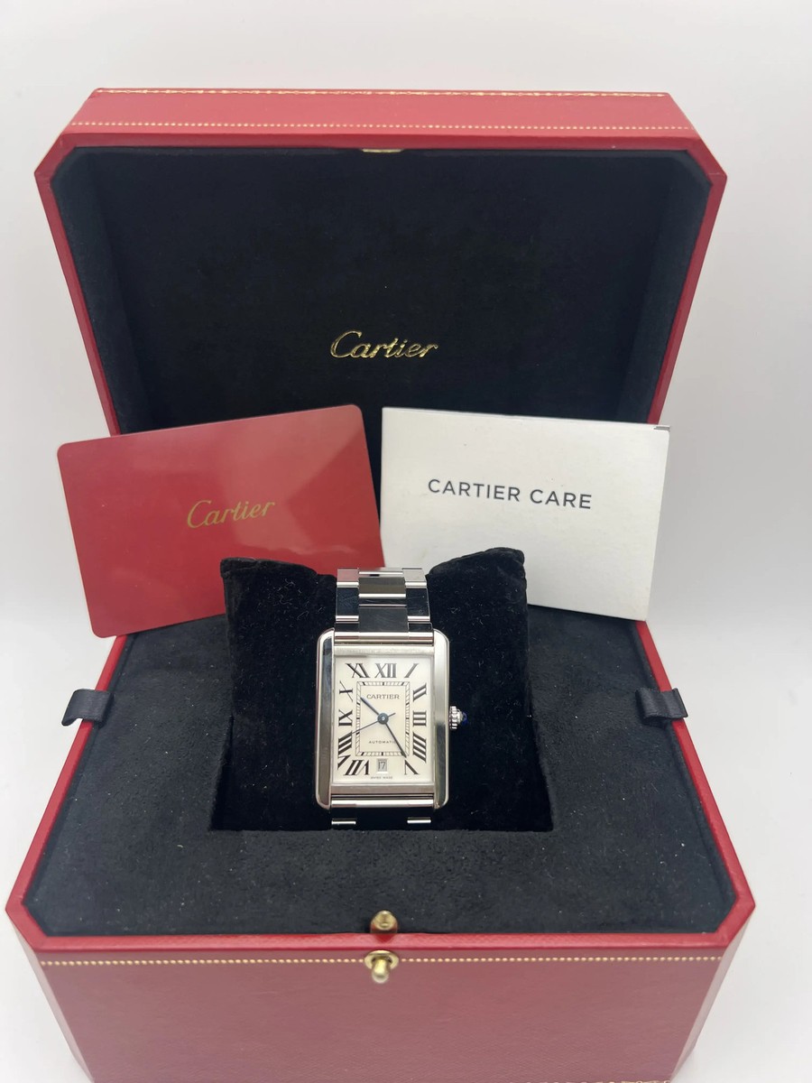 Cartier Tank Solo XL 31 x 41mm W5200028 Silver Dial Steel Cartier Tank Solo XL 31 x 41mm W5200028 Silver Dial Steel