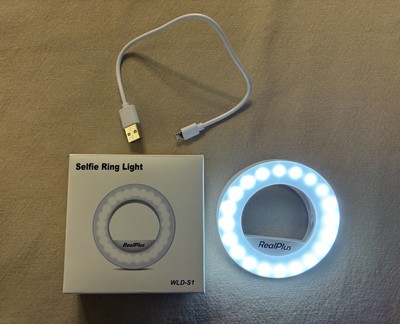 Selfie 3.5in Ring Light RealPlus WLD-S1 Clip-on