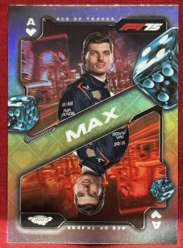 2025 Topps Chrome Formula 1 - Ace of Trades Max Verstappen #SCA-3