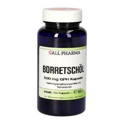 BORRETSCHÖL 500 mg GPH Kapseln 120 St