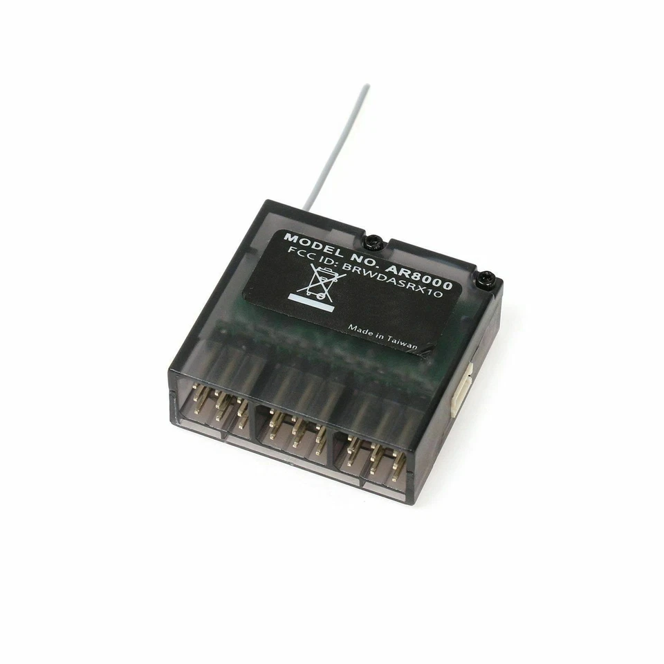 8-Kanal-Empfänger mit 2,4 GHz AR8000 für Spektrum JR DX7 DX8 DX9 DX18 Sende U8Q1 - Bild 4 von 4