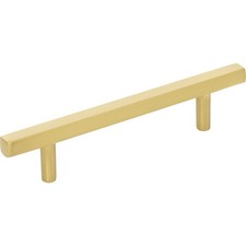 Jeffrey Alexander 845-96BG 96mm C-C Brushed Gold Dominique Cabinet Bar Pull