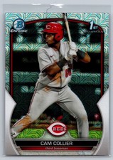 2023 Bowman Chrome Mega Box Cam Collier 1st Mojo Refractor #BCP-125 Reds