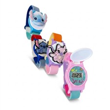 Stitch Kinderuhr Digital zum Aufklappen – Süße Uhr mit Stitch Motiv