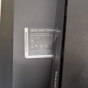 Lot Of 2 Broken Microsoft 1540 Xbox One Black Consoles Only - For Parts/Repair