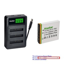 Kastar Battery Triple Charger for Kodak EasyShare M753 M763 M853 M863 Camera