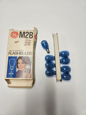 Vintage GE M2B Blue Flash Bulbs Qty of 8 