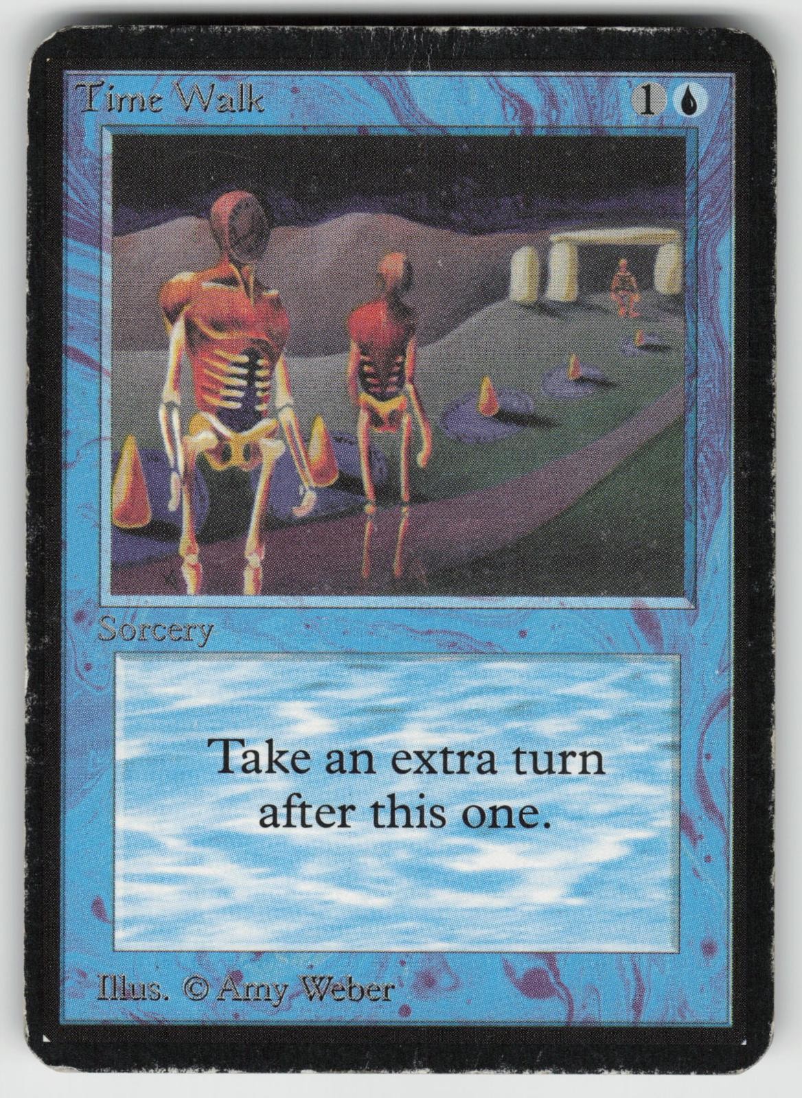 Time Walk Alpha Edition Rare MAGIC: THE GATHERING