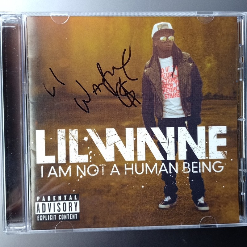 Lil Wayne I Am Not A Human Being Signed Autograph CD Booklet With COA Mint No...