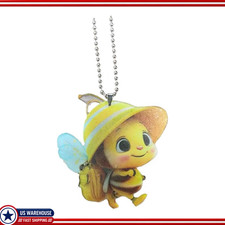 Acrylic Car Hanging Ornament 2d Flat Cute Little Bee Charm Rearview Mcolor Bee