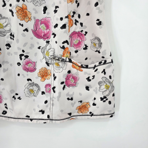 Blusa Médica Cherokee Infinity Para Mujer Mediana Estampado Floral Uniforme #2629A - Imagen 2 de 8
