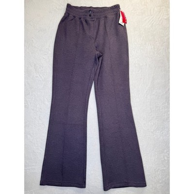 Spanx AirEssentials Brushed Flare Leg Pant Womens Small Heather Storm Purple