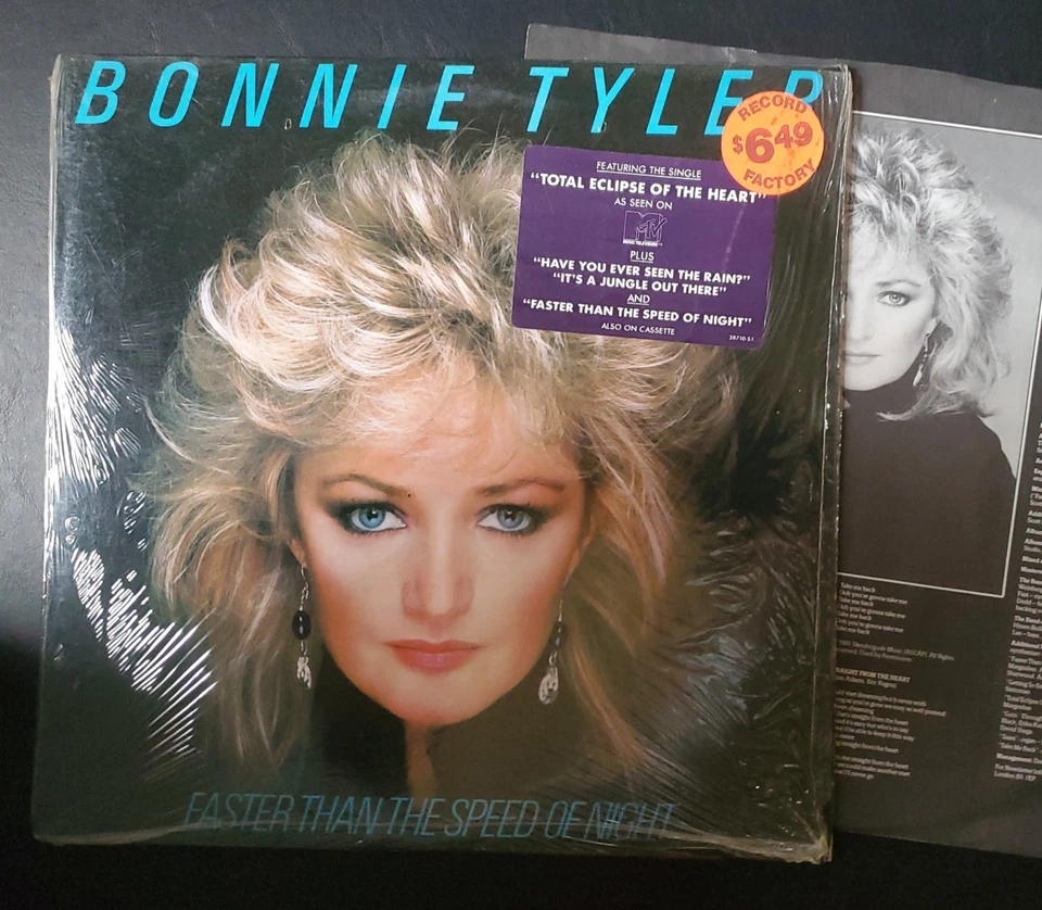 Bonnie Tyler - быстрее, чем скорость ночи (VG +/VG +) виниловая пластинка LP - Изображение 4 из 4