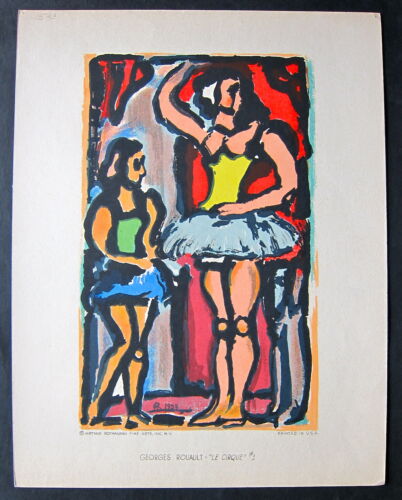 GEORGES ROUAULT • ''LE CIRQUE'' #1 (Les Ballerines) Circus of the Shooting Stars - Picture 1 of 2