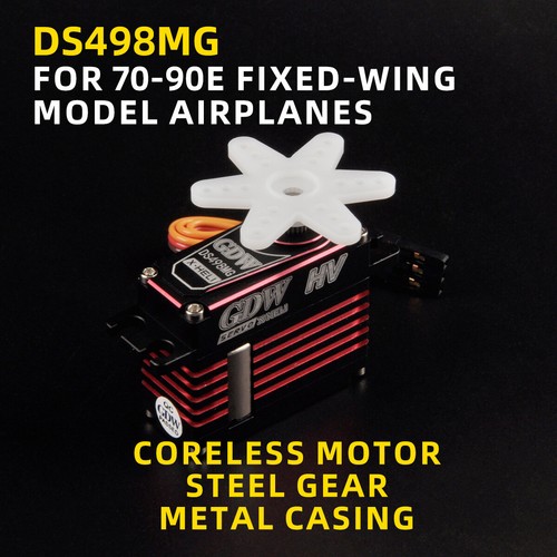 GDW DS298MG/DS396MG/DS498MG torque steel gear aircraft model fixed wing servo - Picture 26 of 29