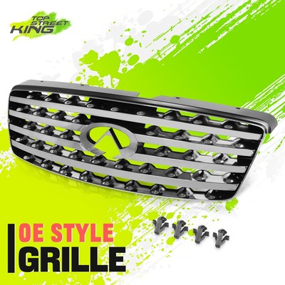 Factory Style Horizontal Slats Front Bumper Grille for Infiniti FX35 FX45 05