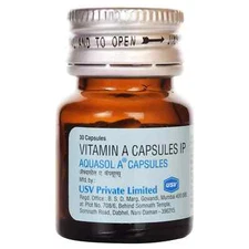 Aquasol A - Bottle of 30 Capsules Free Shipping