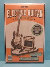 ROKR ELECTRIC GUITAR 3D MODEL WOODEN 140 PIECE PUZZLE DIY - ROBOTIME C&C TG605K