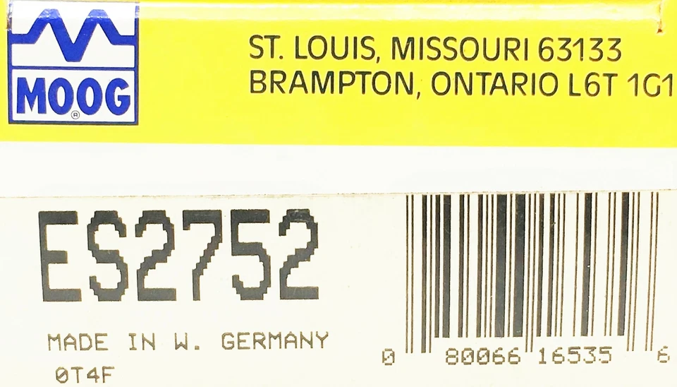 Extremo de varilla de amarre de dirección Moog ES2752 NOS Foto 3 de 3