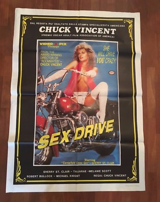 MANIFESTO,2F, SEX DRIVE CHUCK VINCENT SHERRY ST. CLAIR  SEXY HARD MOTO CAR