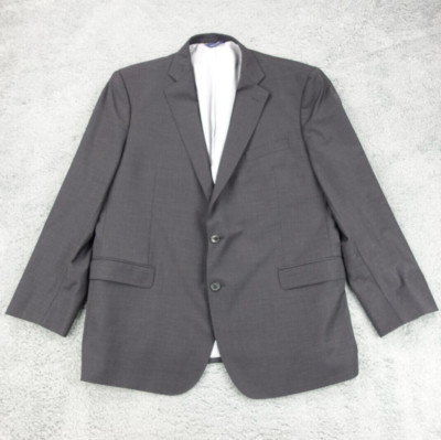 Brooks Brothers Suit Jacket Mens 48R Gray Explorer Madison Fit Blazer