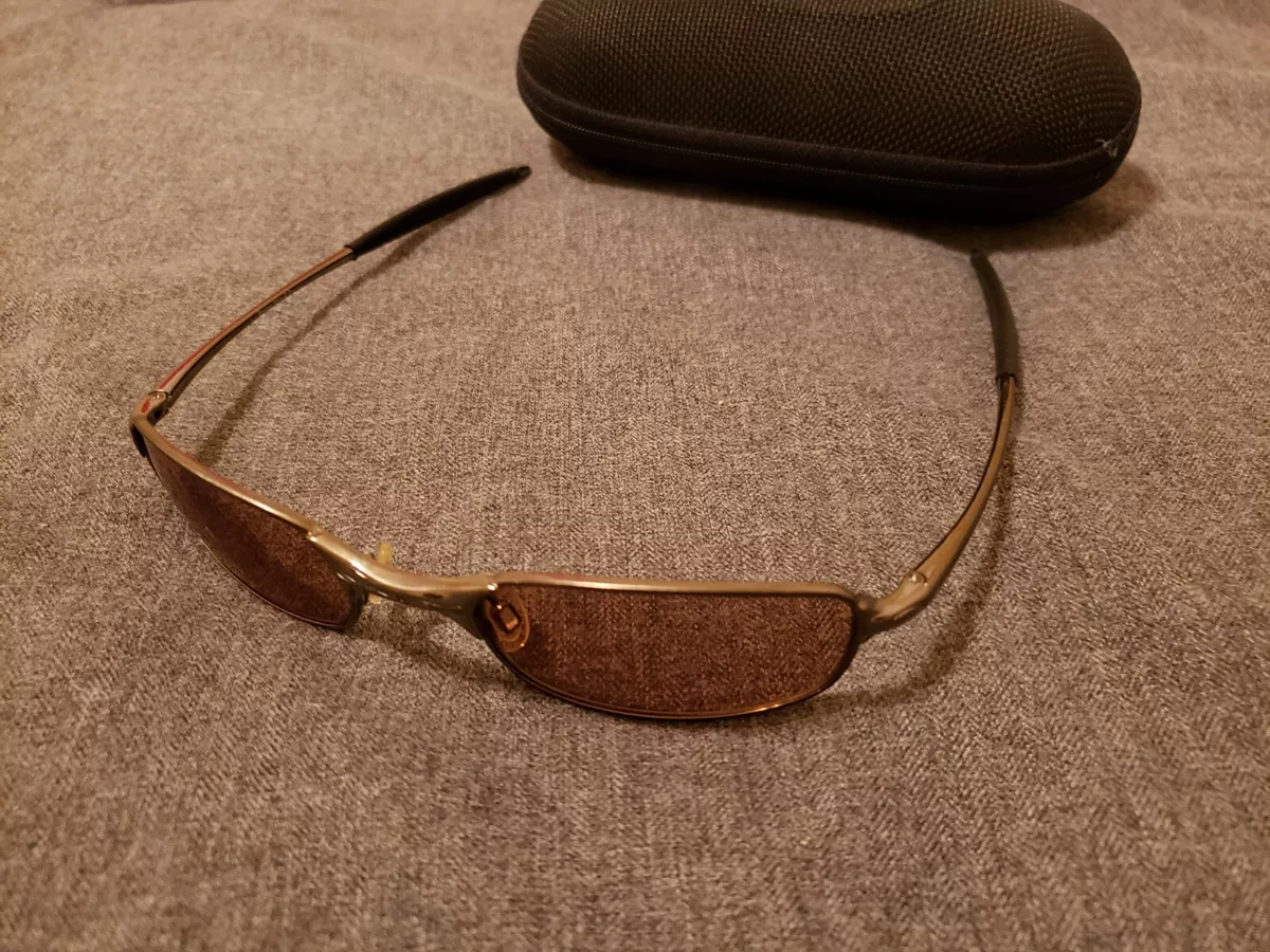 Oakley Square Wire 2.0 Black Chrome Frames w G30 Iridium Lenses