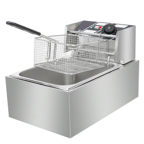 20L Commercial Electric Deep Fryer Fat Chip Twin Dual Tank Stainless Steel 5000W - Picture 15 of 28