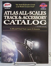 ATLAS ALL SCALE TRACK/ACCESSORY CATALOG toy train dealer book N HO O ATL104 NEW