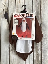 Star Wars Disney Porg Toddler Halloween Costume Hooded Romper Tights Set NWT