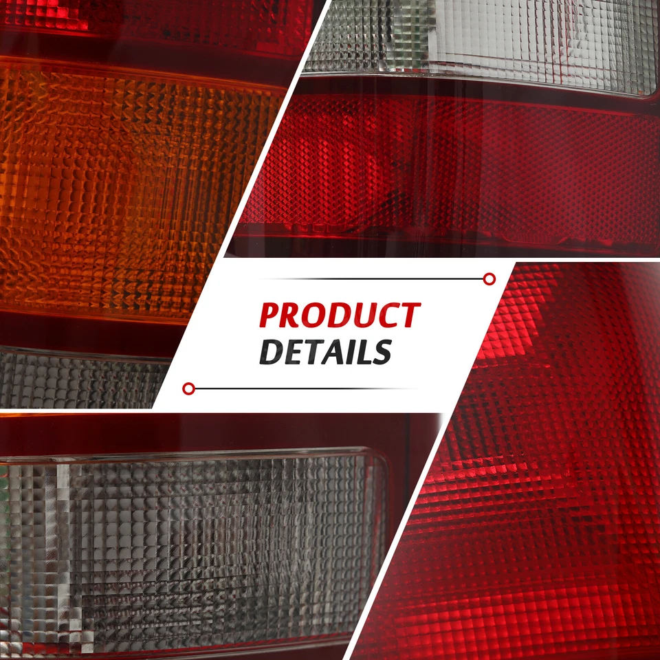 Pair Tail Lights Rear Barke Lamps For 1999-2006 GMC Sierra 1500 2500 Truck LH+RH Foto 4 de 4