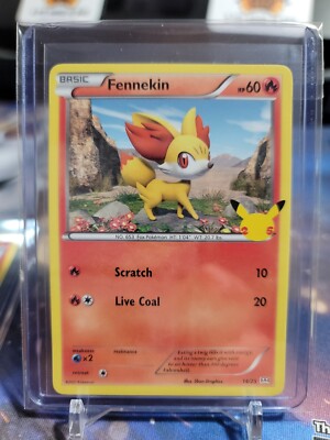 FENNEKIN #14/25 (NON-HOLO) 25TH ANNIVERSARY MCDONALD'S PROMO 2021 POKEMON  TCG