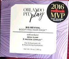 Orlando Pita Play Big Revival Bodifying Hair Mask 10 oz Lift Nourish Hydrate NIB