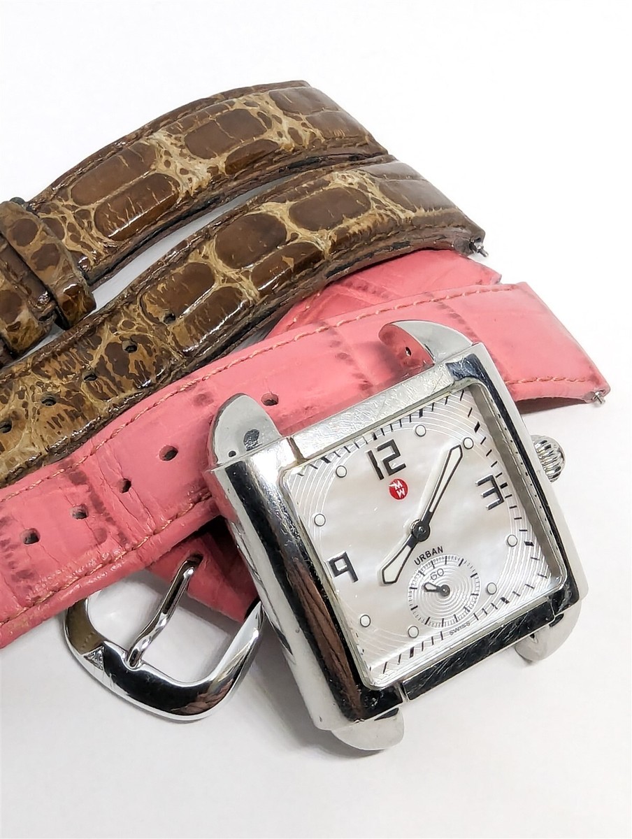 Rare Michele women's URBAN watch with bands MW02H00, mother of