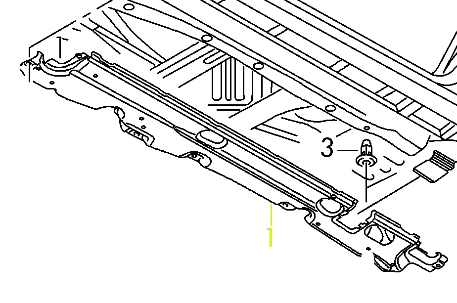 Audi Q7 07 - 15 OEM Engine Splash Shield Guard 7L8825211E GENUINE 
