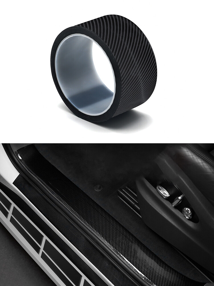 10ft Car Door Sill Protector Cover Scuff Sticker Antiscratch