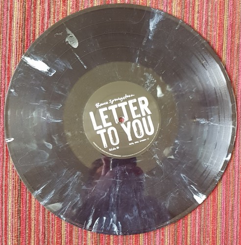 BRUCE SPRINGSTEEN LETTER TO YOU BLACK/WHITE SPLATTER USA LTD EDITION MISPRINT - Picture 12 of 12