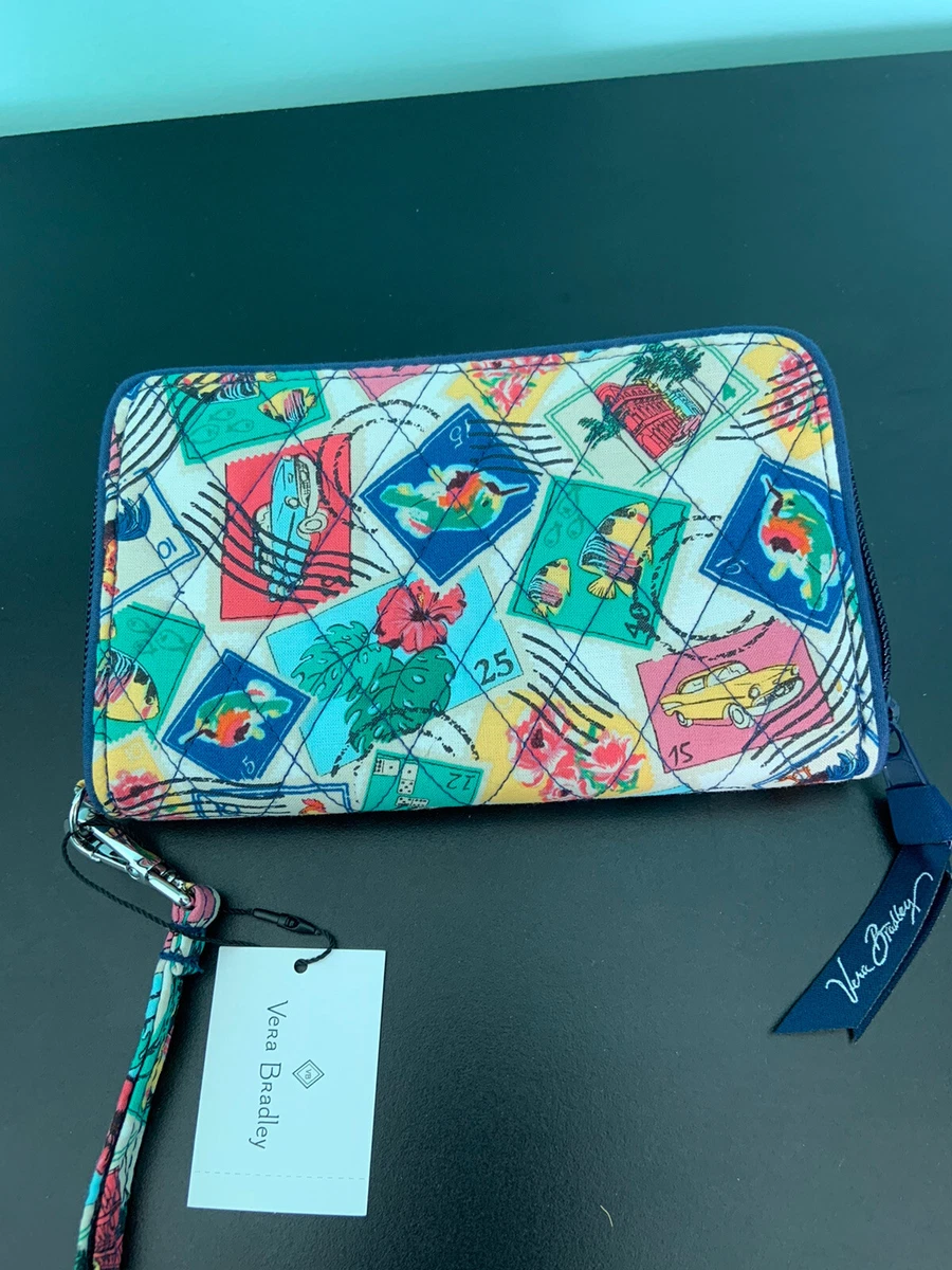 VERA BRADLEY RFID GRAB GO iPHONE WRISTLET as shown CUBAN