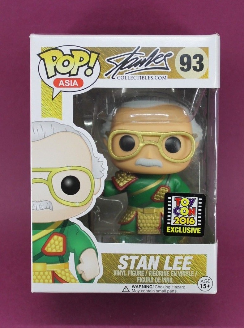 FUNKO POP ASIA #93 STAN LEE (GUAN YU GREEN) TOY CON 2016