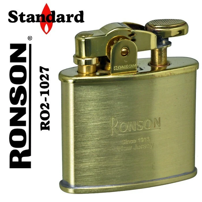 RONSON CLASSIC DESIGN Cigarette OIL Lighter STANDARD R02-1027