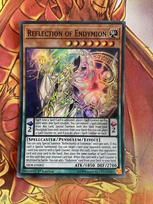 SR08-DE002 REFLEKTION DES ENDYMIONS Super Rare 1. Auflage YuGiOh Karte