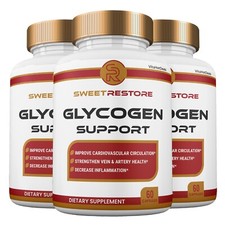 Sweet Restore Glycogen Support Capsules, Max Strength Glyco Pills 3 Pack