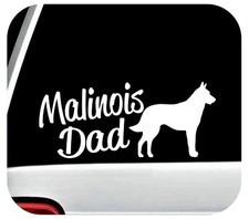Belgian Malinois Dad Decal Sticker for Car Window Schutzhund Guard Dog BG1004