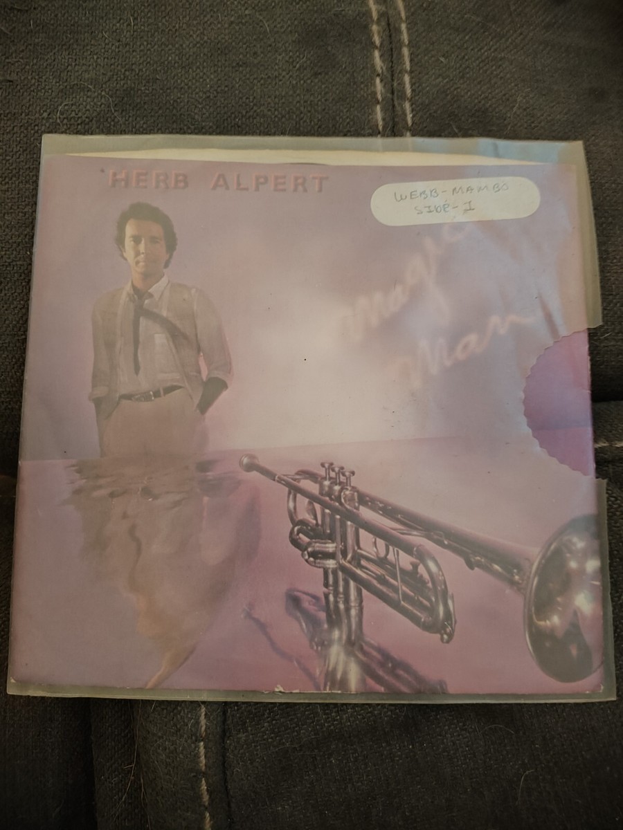 Herb Albert - Magic Man - Vinyl 45 W/Pic Sleeve - NM/VG+ / In