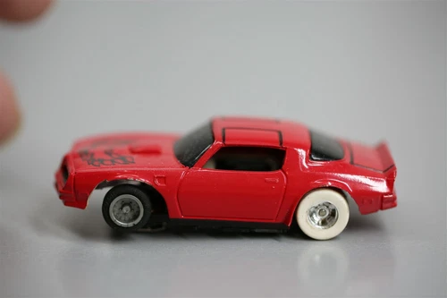 TYCO # 6374 '79 FIREBIRD TRANS AM REDBIRD COMMAND CONTROL Slot Car