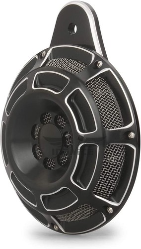 Cubierta de bocina biselada para Harley FLHX FLTR FLHR FLHT Touring Road King 1991-2019 - Imagen 2 de 6
