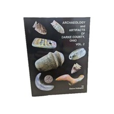 Book The Archaeology Darke County Ohio Arrowhead Artifact Holzapfel Christmas 