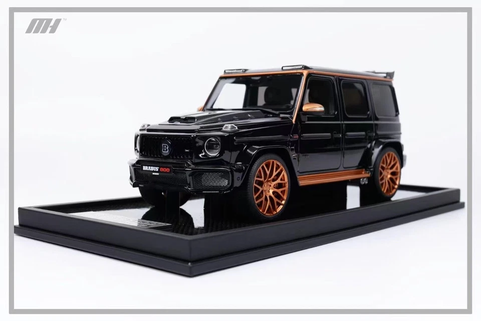 1/18 Motorhelix Mercedes Benz Clase G Brabus G800 en Negro/Dorado EN Stock Ahora Foto 2 de 4
