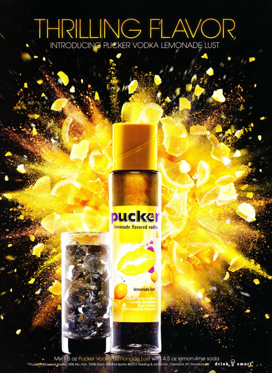 PUCKER VODKA AD #4 RARE 2012 OUT OF PRINT | eBay