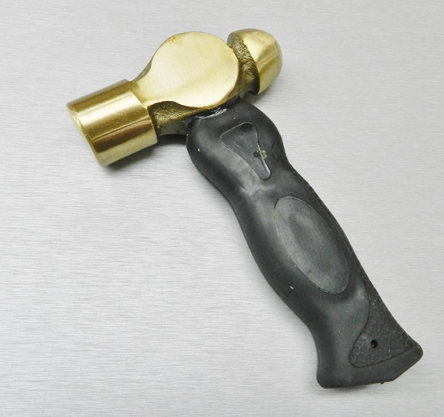 One Pound Brass Hammer 1 LB Metal Stamping Mallet Beadsmith Hammers 1lb ...