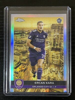 2023 Topps Chrome MLS Ercan Kara RC Big City Strikers Insert Orlando City BCS-15